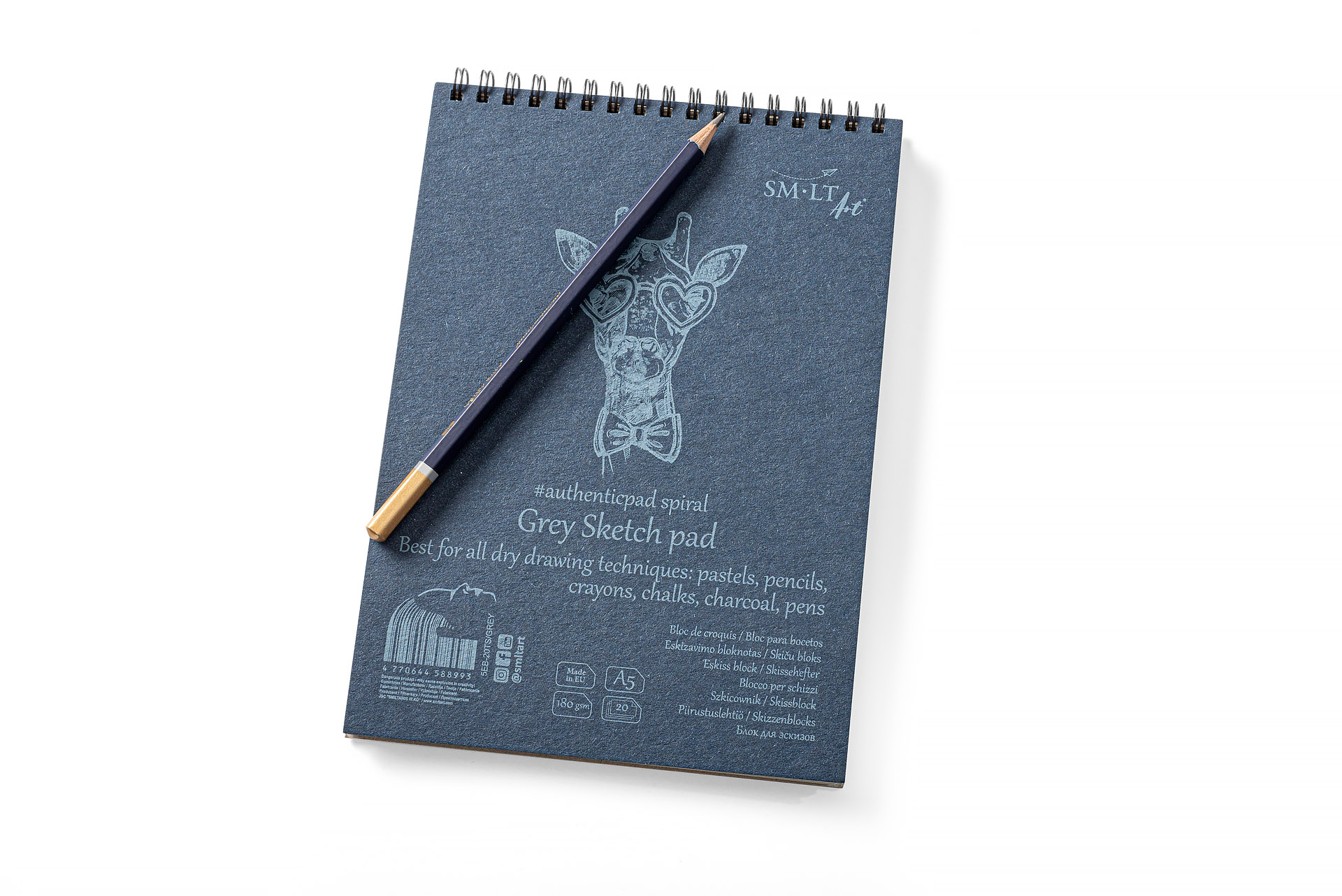 Sketch pad Authentic Grey