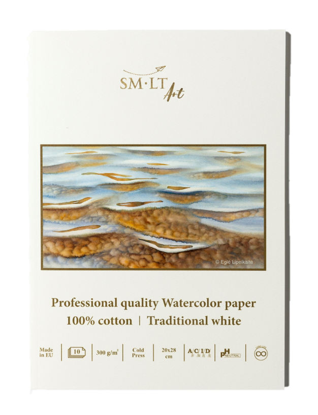 1pc watercolor Paper Pad (300gms )100% Cotton Water Color - Temu