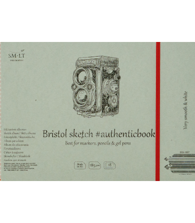 SMLT Art - Stitched Bristol Paper Album #OLD-SMLT5EB18ST